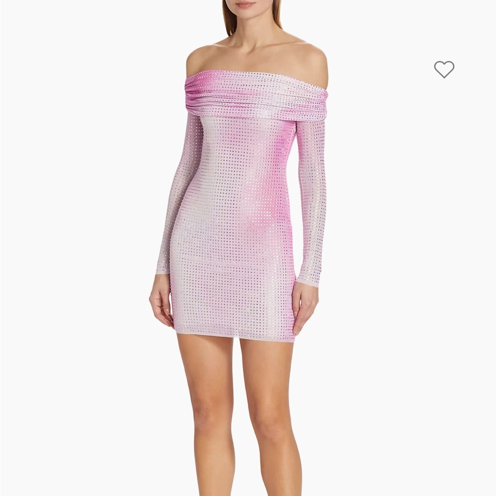 Self-Portrait
Crystal Off-The-Shoulder Bodycon Minidress